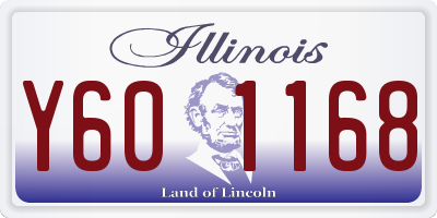 IL license plate Y601168