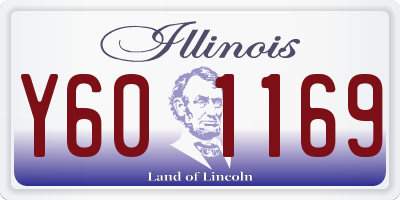 IL license plate Y601169