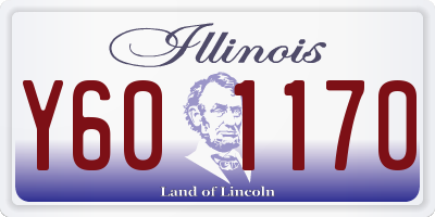 IL license plate Y601170