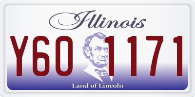 IL license plate Y601171