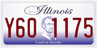 IL license plate Y601175