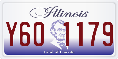 IL license plate Y601179