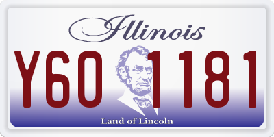 IL license plate Y601181