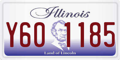 IL license plate Y601185