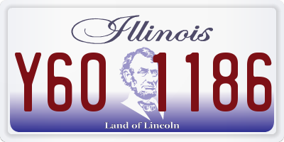 IL license plate Y601186