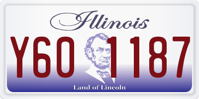 IL license plate Y601187