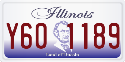 IL license plate Y601189