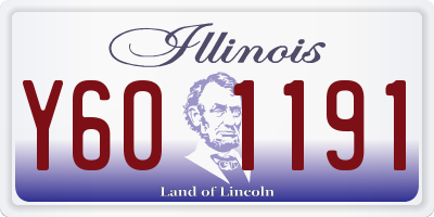IL license plate Y601191