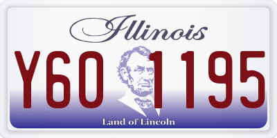 IL license plate Y601195