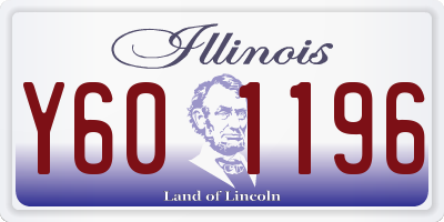 IL license plate Y601196