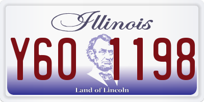 IL license plate Y601198