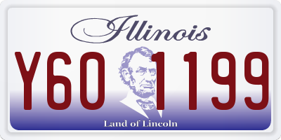 IL license plate Y601199