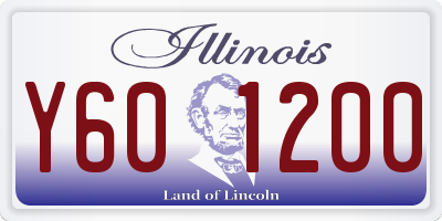 IL license plate Y601200