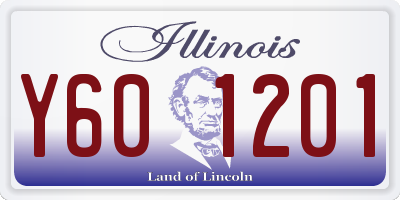 IL license plate Y601201
