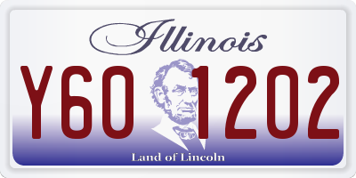 IL license plate Y601202
