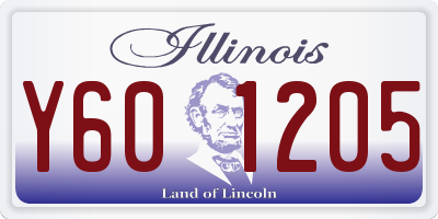 IL license plate Y601205