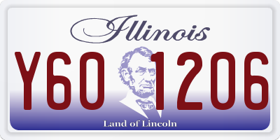 IL license plate Y601206