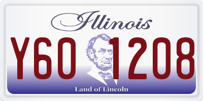 IL license plate Y601208