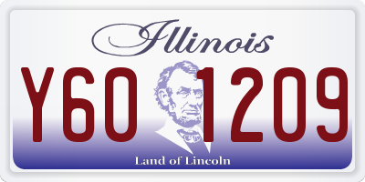 IL license plate Y601209