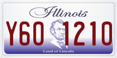 IL license plate Y601210