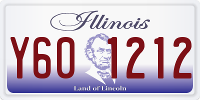 IL license plate Y601212