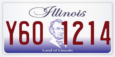 IL license plate Y601214