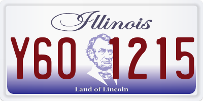 IL license plate Y601215
