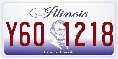 IL license plate Y601218