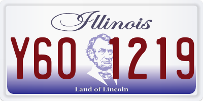 IL license plate Y601219