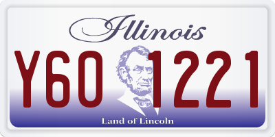 IL license plate Y601221