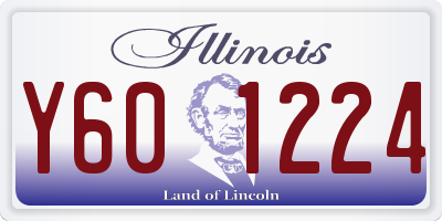 IL license plate Y601224