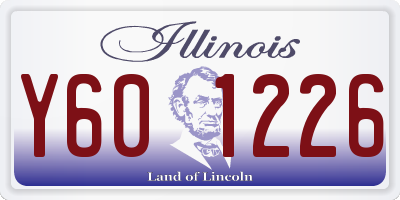 IL license plate Y601226