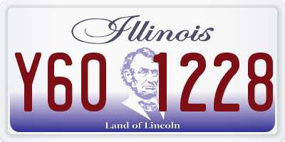 IL license plate Y601228