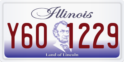 IL license plate Y601229