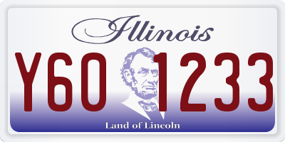 IL license plate Y601233