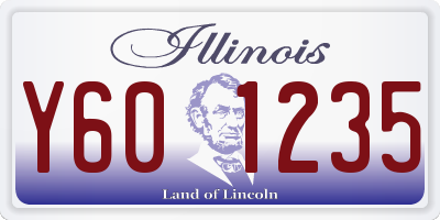 IL license plate Y601235