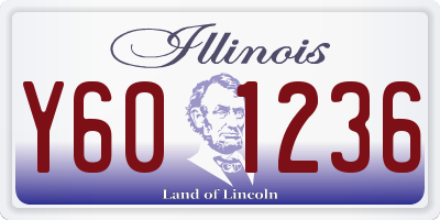 IL license plate Y601236