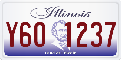 IL license plate Y601237