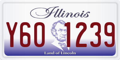 IL license plate Y601239
