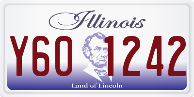 IL license plate Y601242
