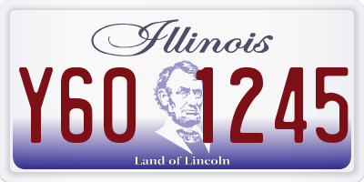 IL license plate Y601245