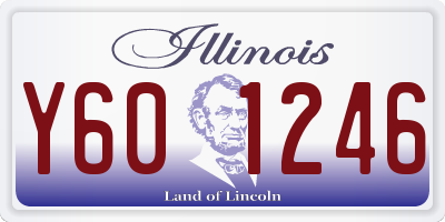 IL license plate Y601246
