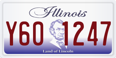 IL license plate Y601247