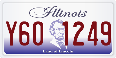 IL license plate Y601249
