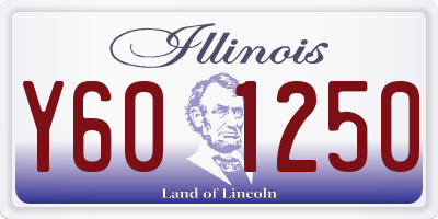 IL license plate Y601250