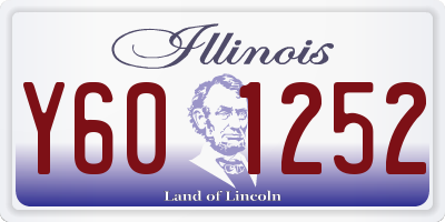IL license plate Y601252
