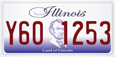 IL license plate Y601253