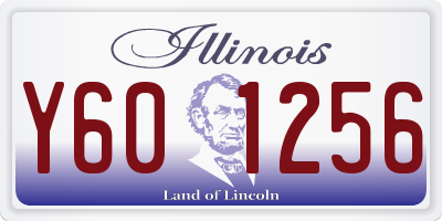 IL license plate Y601256