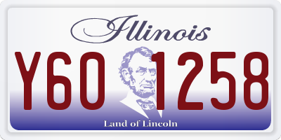 IL license plate Y601258