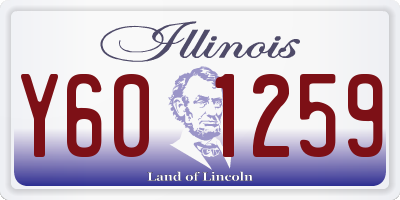 IL license plate Y601259